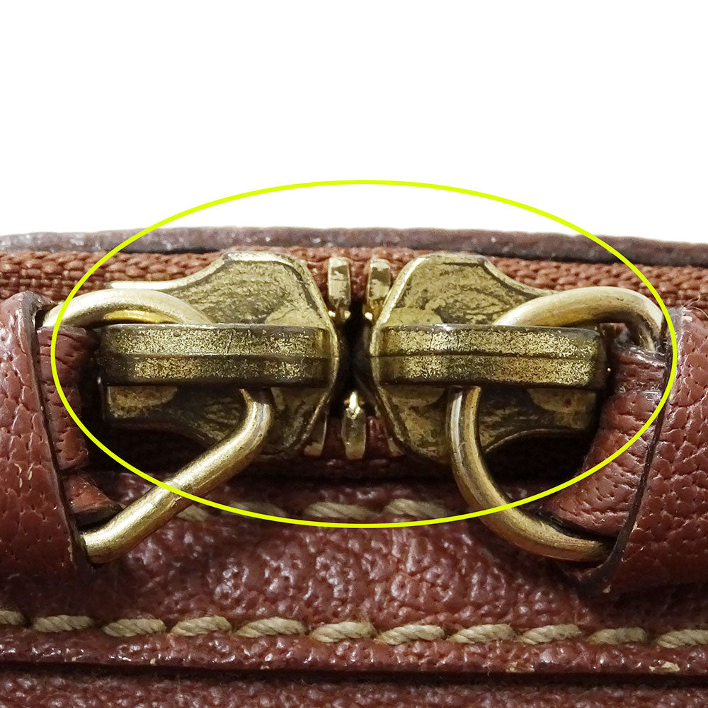 BVLGARI ブルガリ ハンドバッグ マキシレッタレ ブラウン レザー レディース メンズ 【中古】