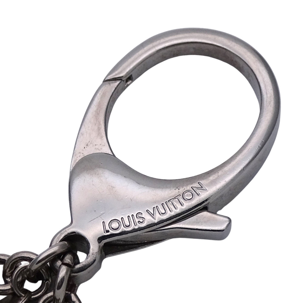 LOUIS VUITTON ルイ・ヴィトン ビジューサック・フルール ドゥ エピ チャーム メタル ホワイト シルバー レディース メンズ M65085 【中古】
