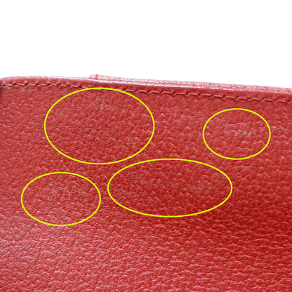 GUCCI グッチ ハンドバッグ バンブー レッド 002.2853.0260.0 レザー レディース 【中古】