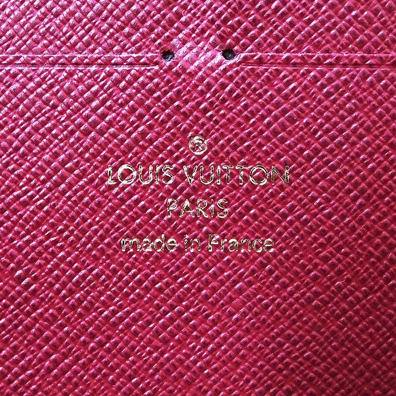 LOUIS VUITTON ルイ・ヴィトン ポルトフォイユ クレマンス 長財布 モノグラム フューシャ M60742 モノグラムキャンバス レディース 【中古】
