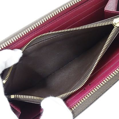 LOUIS VUITTON ルイ・ヴィトン ポルトフォイユ クレマンス 長財布 モノグラム フューシャ M60742 モノグラムキャンバス レディース 【中古】