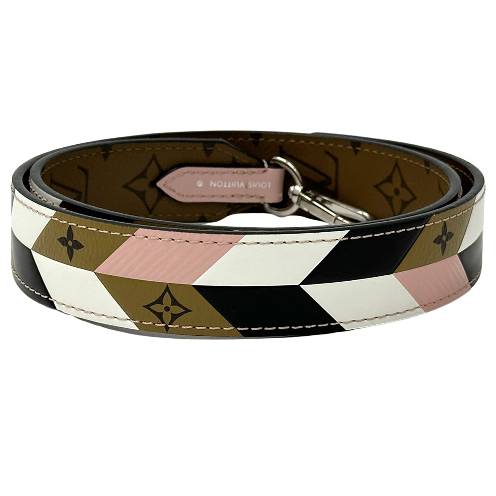 LOUIS VUITTON ルイ・ヴィトン ショルダーストラップ モノグラム リバース ブラウン マルチカラー モノグラムキャンバス レディース 【中古】