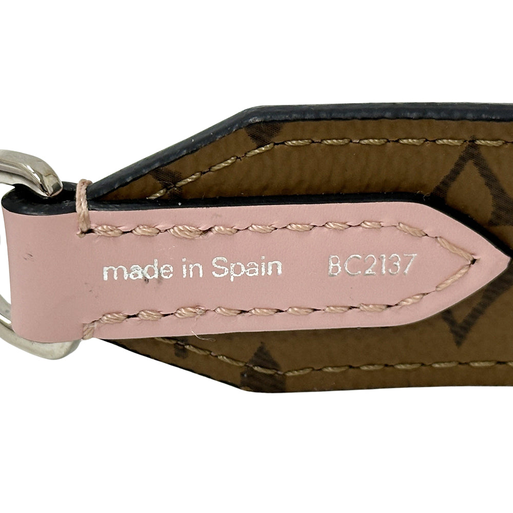 LOUIS VUITTON ルイ・ヴィトン ショルダーストラップ モノグラム リバース ブラウン マルチカラー モノグラムキャンバス レディース 【中古】