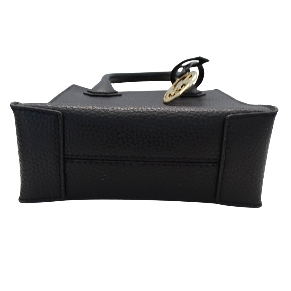 Michael Kors マイケル・コース 2wayバッグ ブラック ゴールド金具 レザー レディース 【中古】