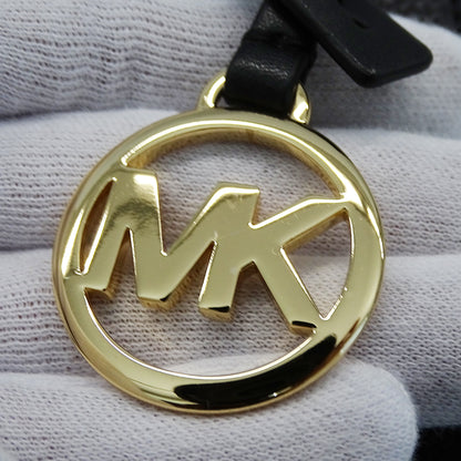 Michael Kors マイケル・コース 2wayバッグ ブラック ゴールド金具 レザー レディース 【中古】