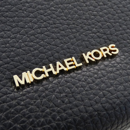 Michael Kors マイケル・コース 2wayバッグ ブラック ゴールド金具 レザー レディース 【中古】
