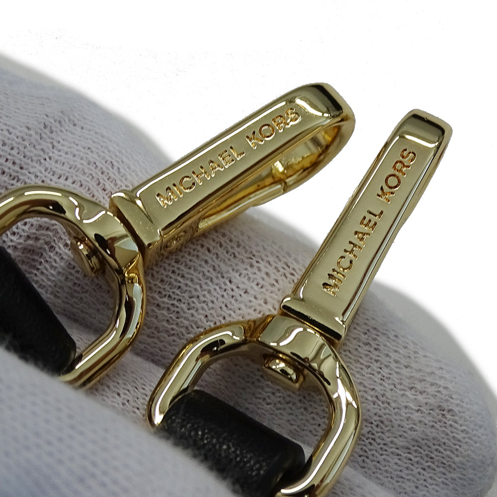 Michael Kors マイケル・コース 2wayバッグ ブラック ゴールド金具 レザー レディース 【中古】