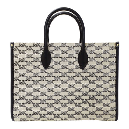 Michael Kors マイケル・コース 2wayバッグ アイボリー ブラック キャンバス レディース 【中古】