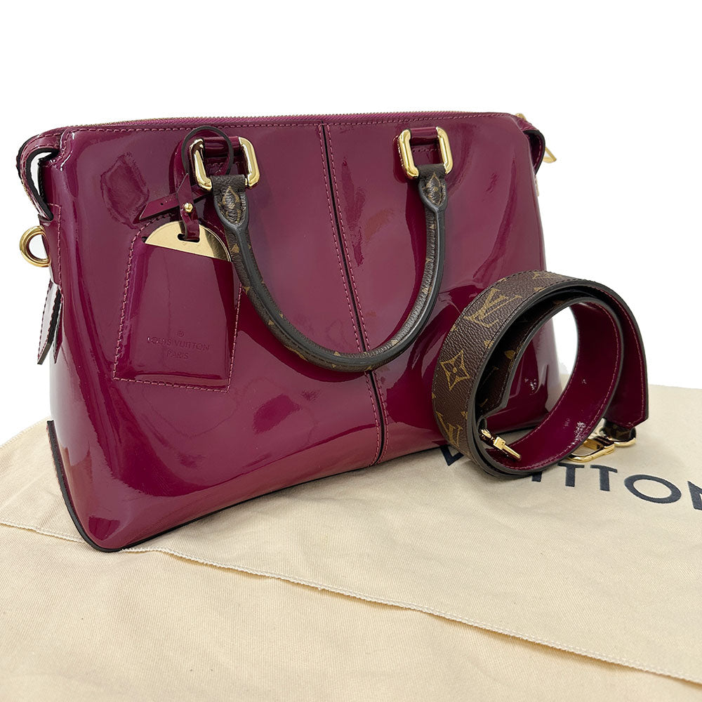 LOUIS VUITTON ルイ・ヴィトン トートミロワール 2wayバッグ ヴェルニ マジェンタ M54640 ヴェルニ レディース 【中古】