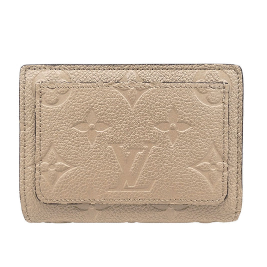LOUIS VUITTON ルイ・ヴィトン ポルトフォイユ・クレア 二つ折り財布 アンプラント トゥルトレール M80152 モノグラムアンプラント レディース 【中古】