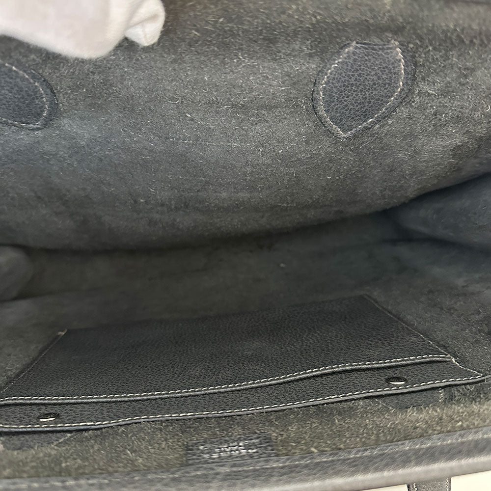 HERMES エルメス カバ GM トートバッグ グラファイト ブッフル レディース 【中古】