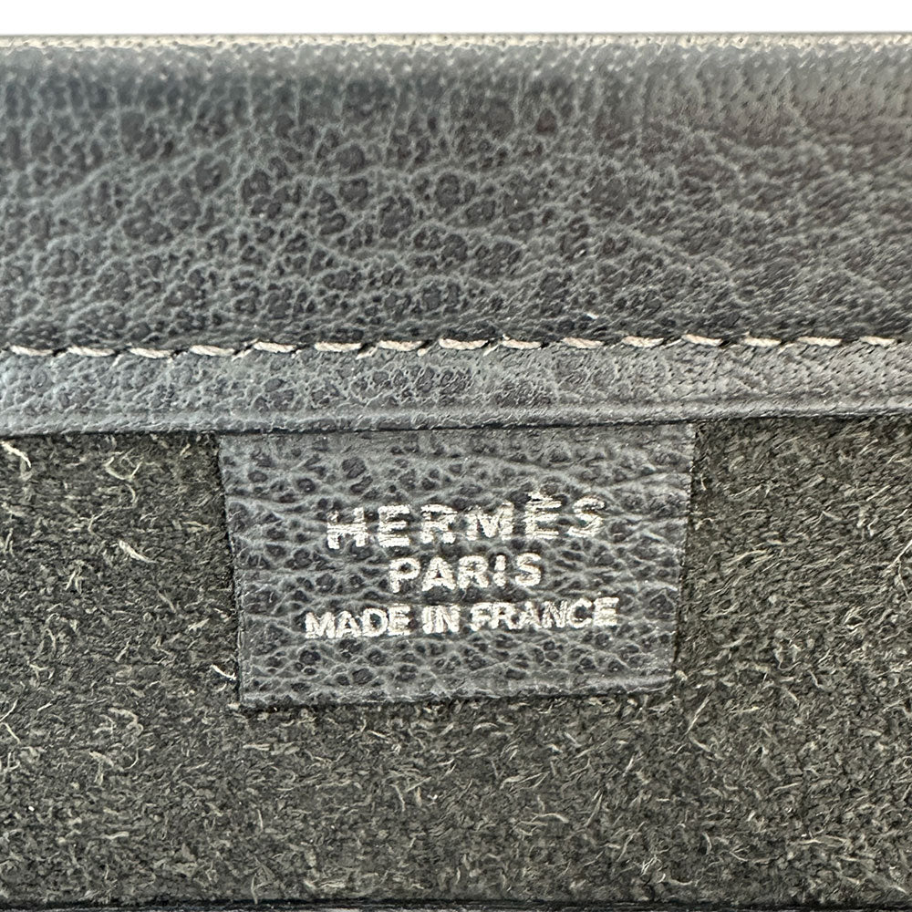 HERMES エルメス カバ GM トートバッグ グラファイト ブッフル レディース 【中古】