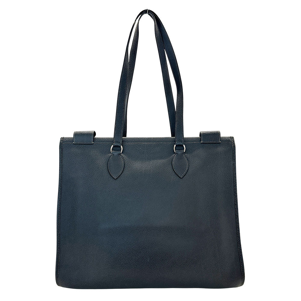 HERMES エルメス カバ GM トートバッグ グラファイト ブッフル レディース 【中古】