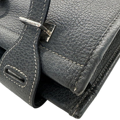 HERMES エルメス カバ GM トートバッグ グラファイト ブッフル レディース 【中古】