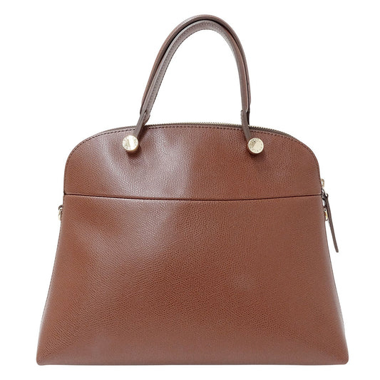 Furla フルラ 2wayバッグ ブラウン レザー レディース 【中古】