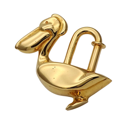 HERMES エルメス ペリカン カデナ ゴールド メタル レディース メンズ 【中古】