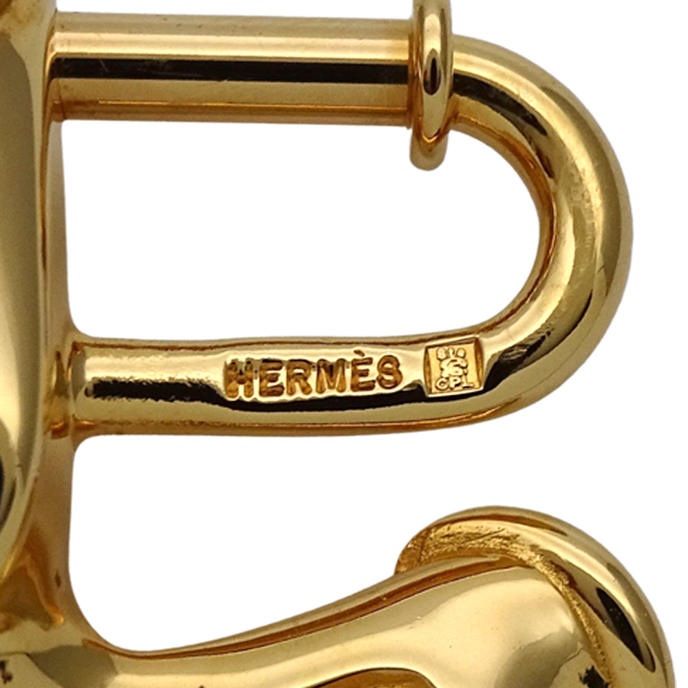 HERMES エルメス ペリカン カデナ ゴールド メタル レディース メンズ 【中古】
