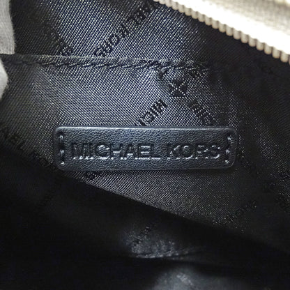 Michael Kors マイケル・コース ミレラ スモール 2wayバッグ アイボリー ブラック キャンバス レディース 【中古】