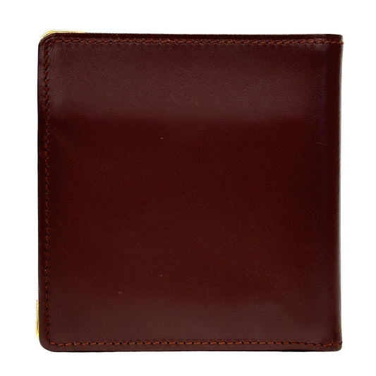 Cartier カルティエ マスト 二つ折り財布 ボルドー ゴールド金具 レザー レディース メンズ 【中古】