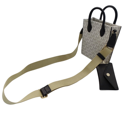 Michael Kors マイケル・コース 2wayバッグ ホワイト ブラック レザー レディース 【中古】