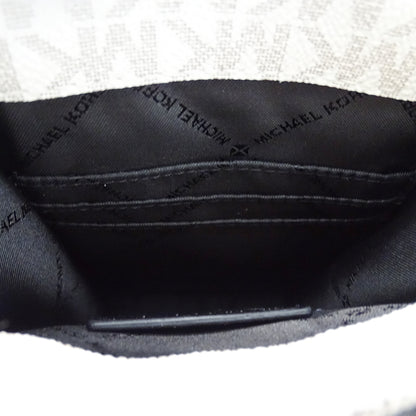 Michael Kors マイケル・コース 2wayバッグ ホワイト ブラック レザー レディース 【中古】