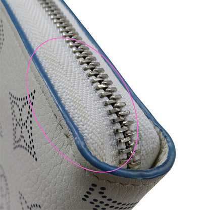LOUIS VUITTON ルイ・ヴィトン ジッピーウォレット 長財布 スノー ブルーオラージュ M69215 モノグラムマヒナ レディース 【中古】
