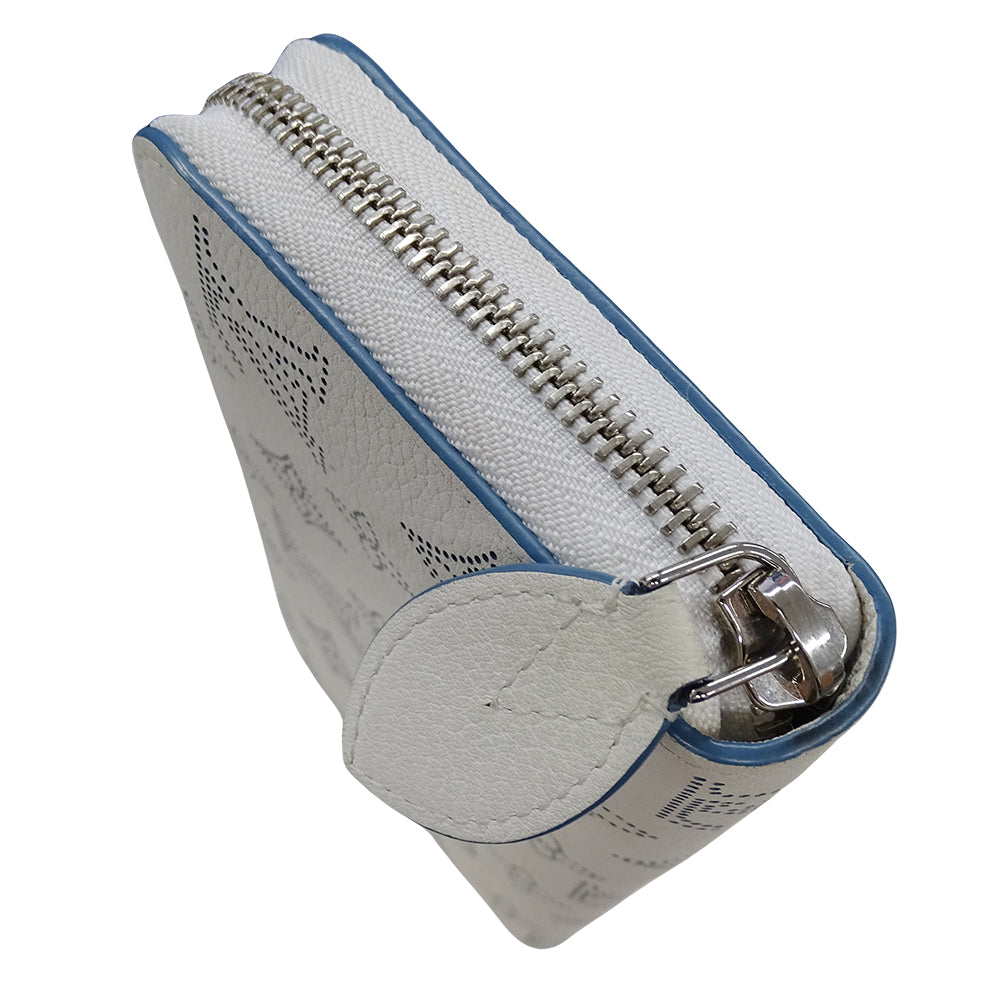 LOUIS VUITTON ルイ・ヴィトン ジッピーウォレット 長財布 スノー ブルーオラージュ M69215 モノグラムマヒナ レディース 【中古】
