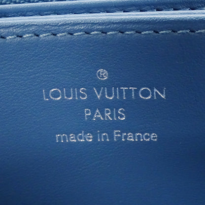 LOUIS VUITTON ルイ・ヴィトン ジッピーウォレット 長財布 スノー ブルーオラージュ M69215 モノグラムマヒナ レディース 【中古】