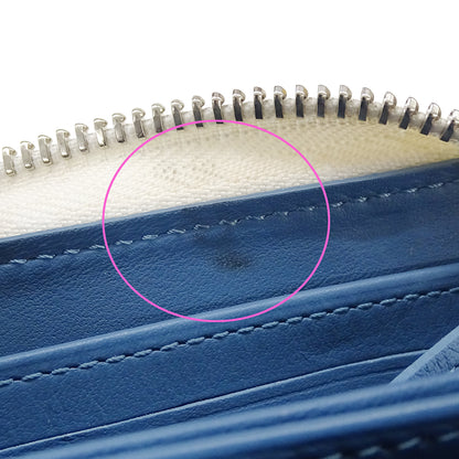 LOUIS VUITTON ルイ・ヴィトン ジッピーウォレット 長財布 スノー ブルーオラージュ M69215 モノグラムマヒナ レディース 【中古】