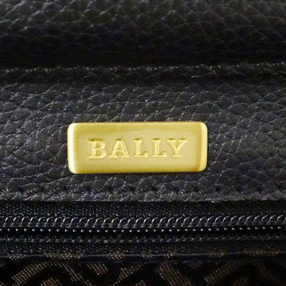 BALLY バリー クラッチ・セカンドバッグ ブラック レザー レディース メンズ 【中古】