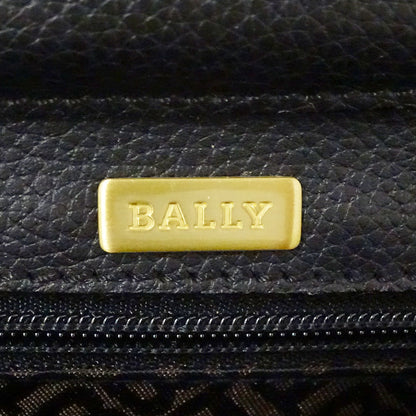 BALLY バリー クラッチ・セカンドバッグ ブラック レザー レディース メンズ 【中古】