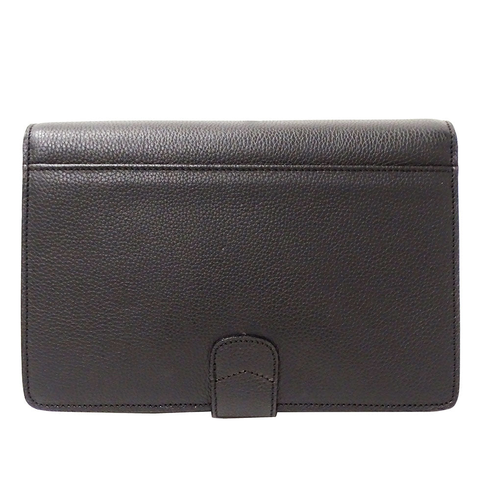 BALLY バリー クラッチ・セカンドバッグ ブラック レザー レディース メンズ 【中古】