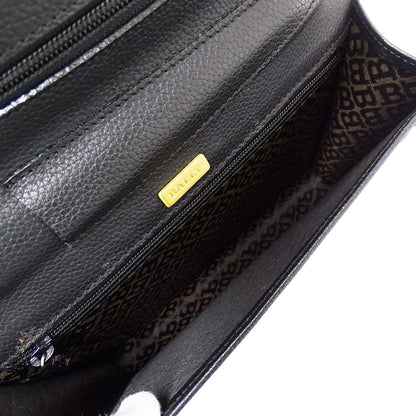BALLY バリー クラッチ・セカンドバッグ ブラック レザー レディース メンズ 【中古】