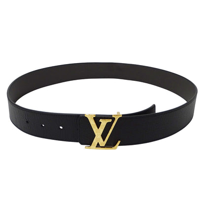 LOUIS VUITTON ルイ・ヴィトン ベルト・LVダミエ40MMリバーシブル ベルト サイズ85/34 ブラック ゴールド M0333 カーフ メンズ 【中古】