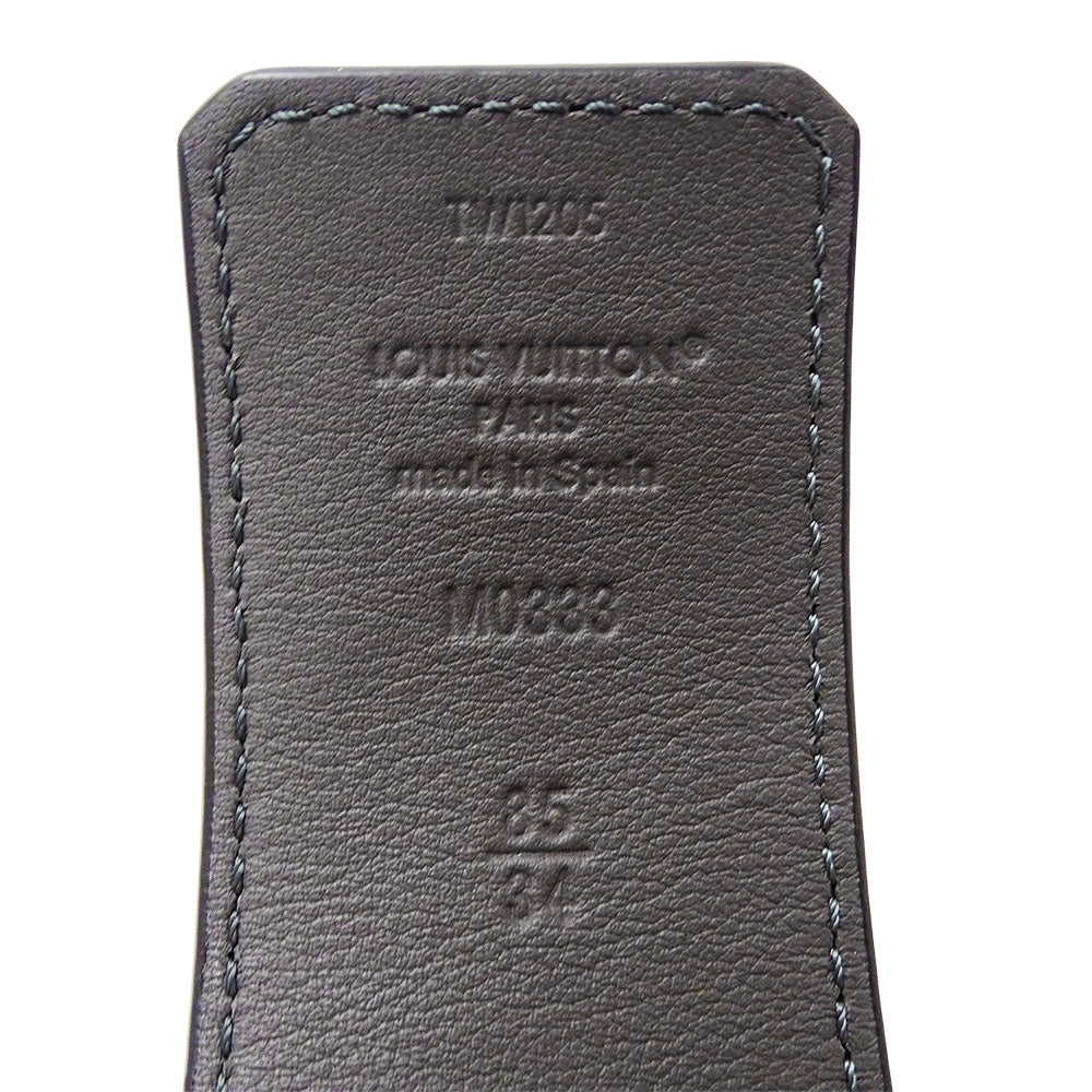 LOUIS VUITTON ルイ・ヴィトン ベルト・LVダミエ40MMリバーシブル ベルト サイズ85/34 ブラック ゴールド M0333 カーフ メンズ 【中古】