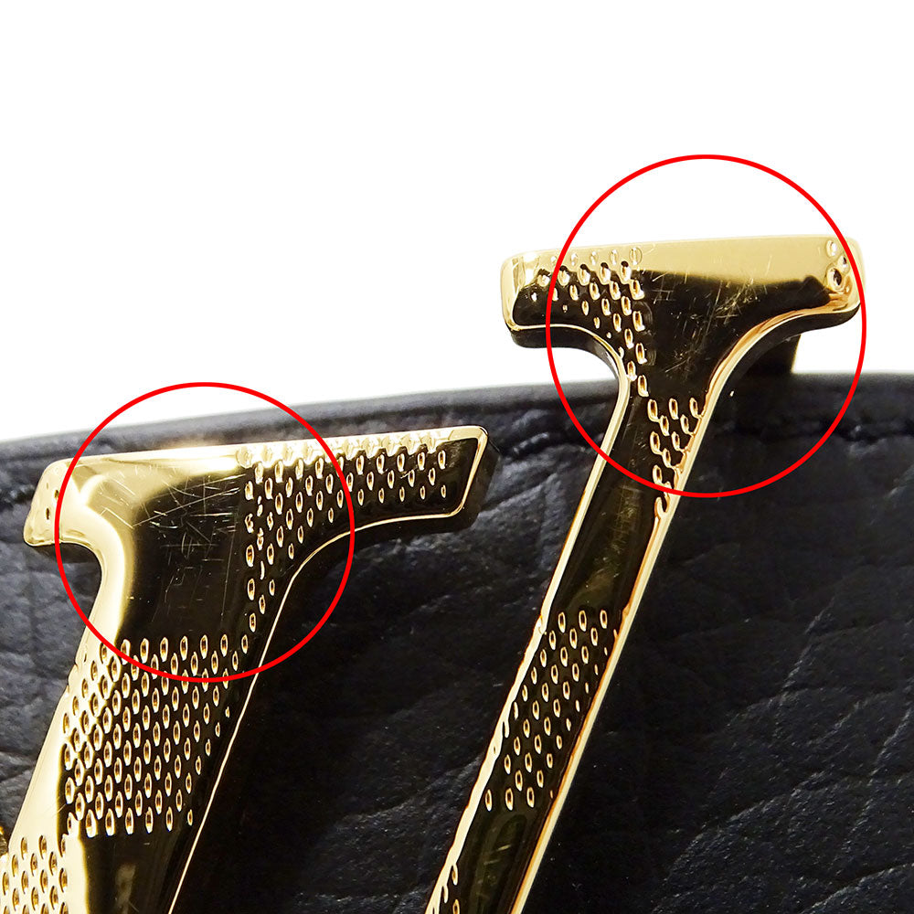 LOUIS VUITTON ルイ・ヴィトン ベルト・LVダミエ40MMリバーシブル ベルト サイズ85/34 ブラック ゴールド M0333 カーフ メンズ 【中古】