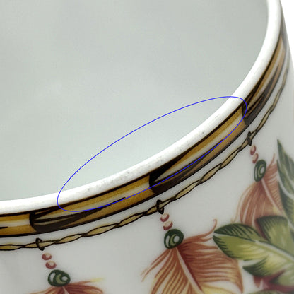 HERMES エルメス カップ＆ソーサー ペアセット 食器 PATCHWORK パッチワーク ブラウン グリーン 陶磁器 レディース メンズ 【中古】