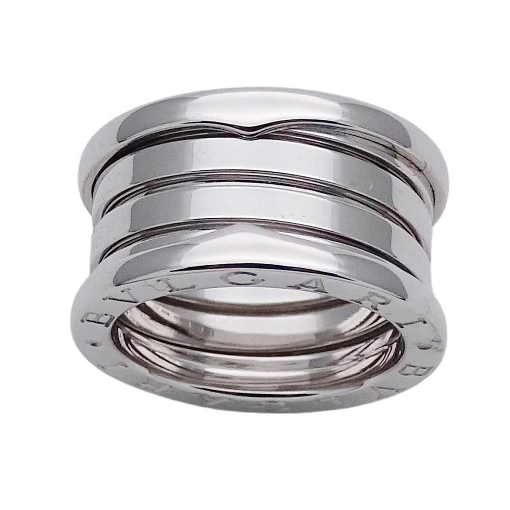 BVLGARI ブルガリ B-zero1 ビーゼロワン 4バンド リング 指輪 750WG ホワイトゴールド #49 約9号 レディース メンズ 【中古】