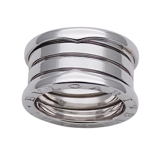 BVLGARI ブルガリ B-zero1 ビーゼロワン 4バンド リング 指輪 750WG ホワイトゴールド #49 約9号 レディース メンズ 【中古】