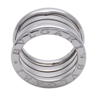 BVLGARI ブルガリ B-zero1 ビーゼロワン 4バンド リング 指輪 750WG ホワイトゴールド #49 約9号 レディース メンズ 【中古】