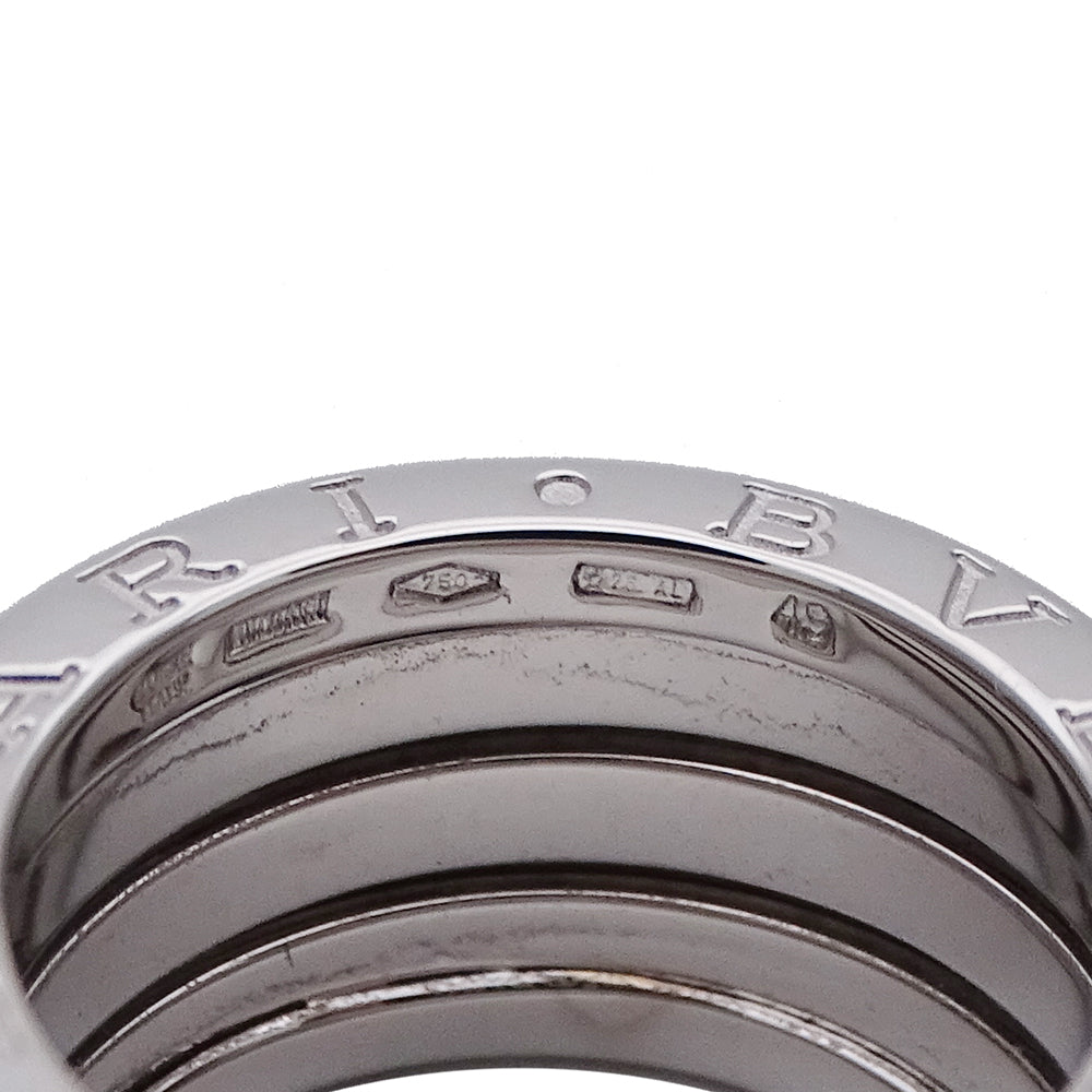 BVLGARI ブルガリ B-zero1 ビーゼロワン 4バンド リング 指輪 750WG ホワイトゴールド #49 約9号 レディース メンズ 【中古】