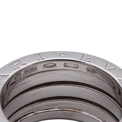 BVLGARI ブルガリ B-zero1 ビーゼロワン 4バンド リング 指輪 750WG ホワイトゴールド #49 約9号 レディース メンズ 【中古】