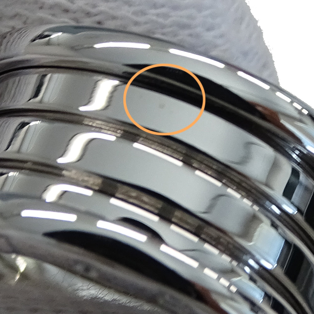 BVLGARI ブルガリ B-zero1 ビーゼロワン 4バンド リング 指輪 750WG ホワイトゴールド #49 約9号 レディース メンズ 【中古】