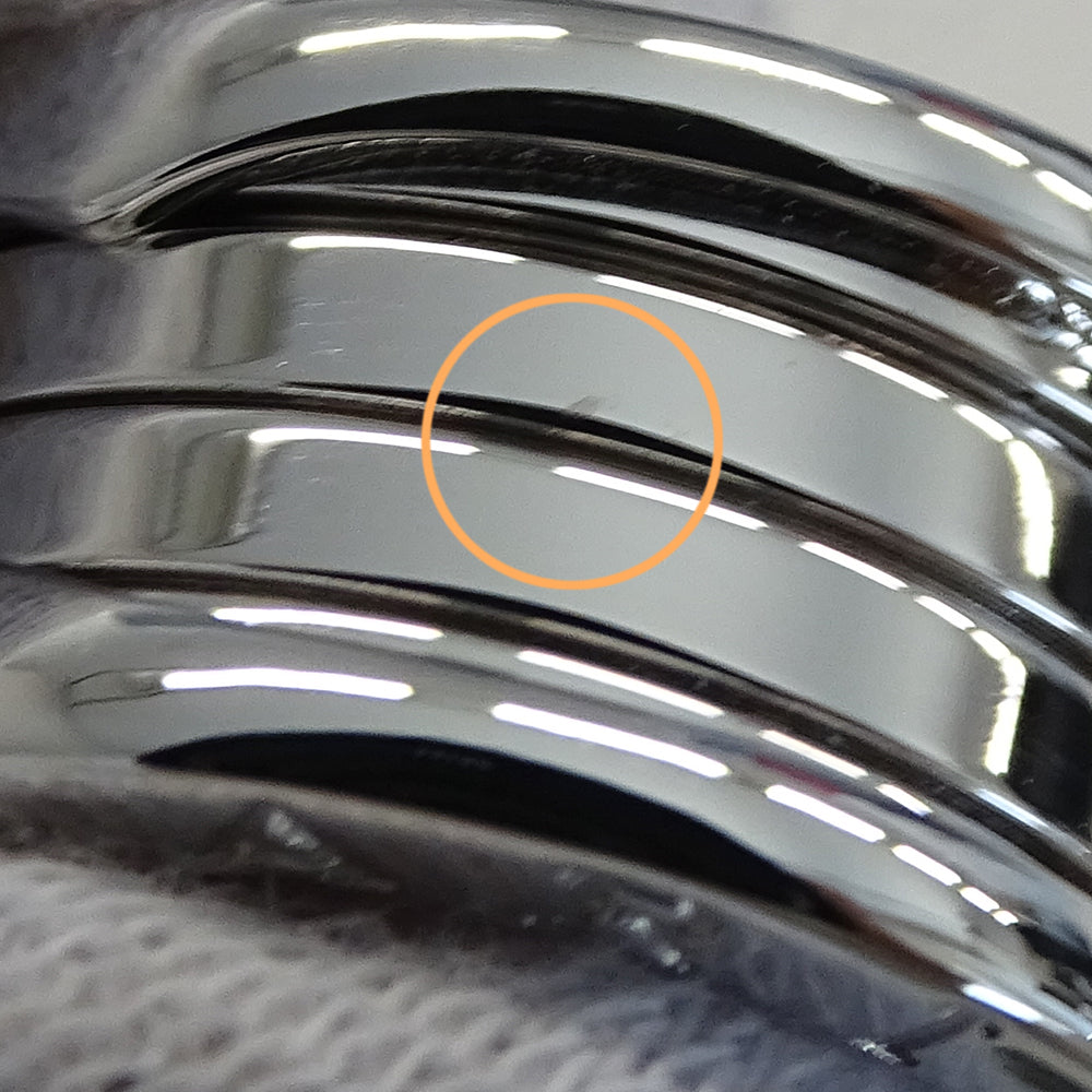 BVLGARI ブルガリ B-zero1 ビーゼロワン 4バンド リング 指輪 750WG ホワイトゴールド #49 約9号 レディース メンズ 【中古】