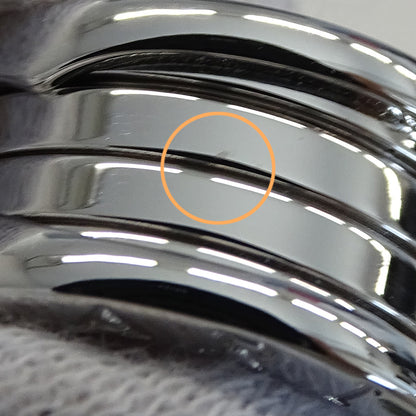 BVLGARI ブルガリ B-zero1 ビーゼロワン 4バンド リング 指輪 750WG ホワイトゴールド #49 約9号 レディース メンズ 【中古】