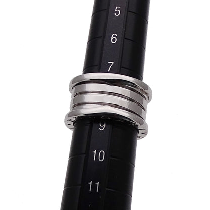 BVLGARI ブルガリ B-zero1 ビーゼロワン 4バンド リング 指輪 750WG ホワイトゴールド #49 約9号 レディース メンズ 【中古】
