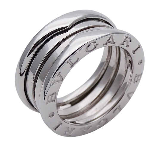 BVLGARI ブルガリ B-zero1 ビーゼロワン 3バンド リング 指輪 750WG ホワイトゴールド #47 約7号 レディース メンズ 磨き済み 【中古】