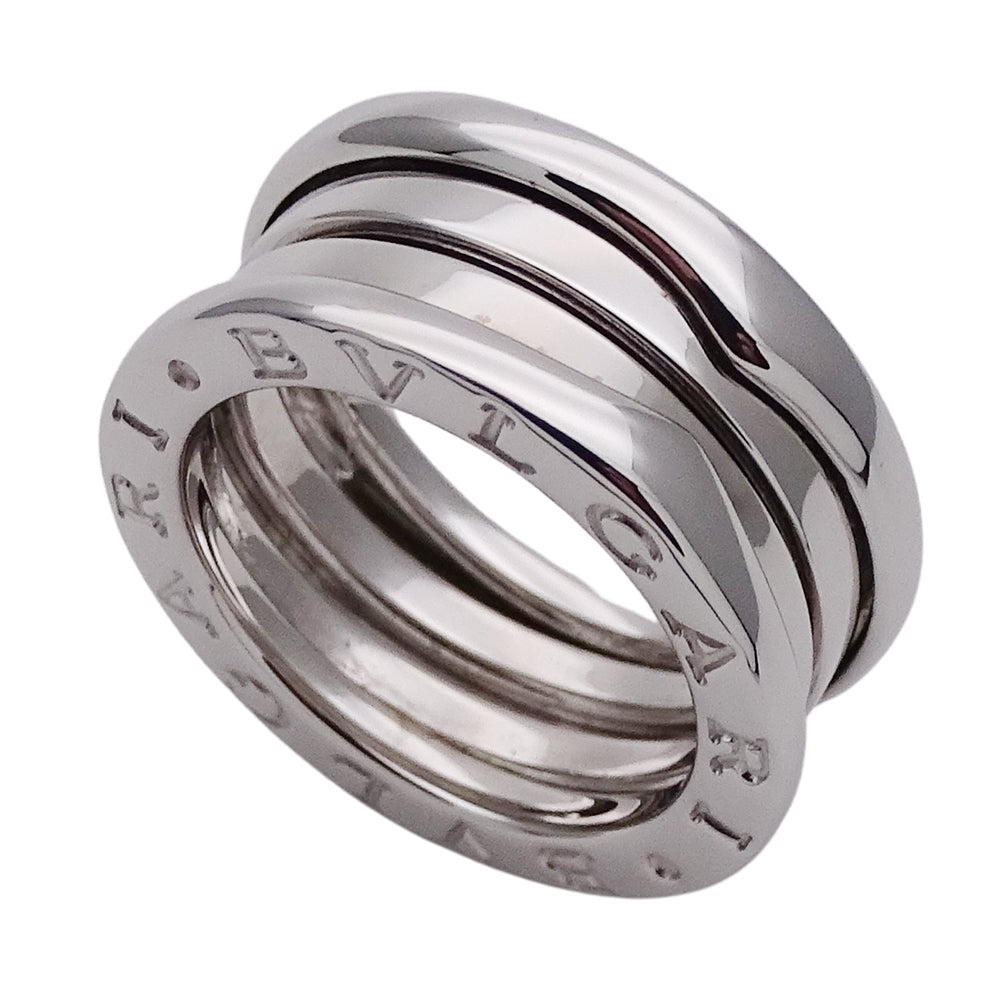 BVLGARI ブルガリ B-zero1 ビーゼロワン 3バンド リング 指輪 750WG ホワイトゴールド #47 約7号 レディース メンズ 磨き済み 【中古】