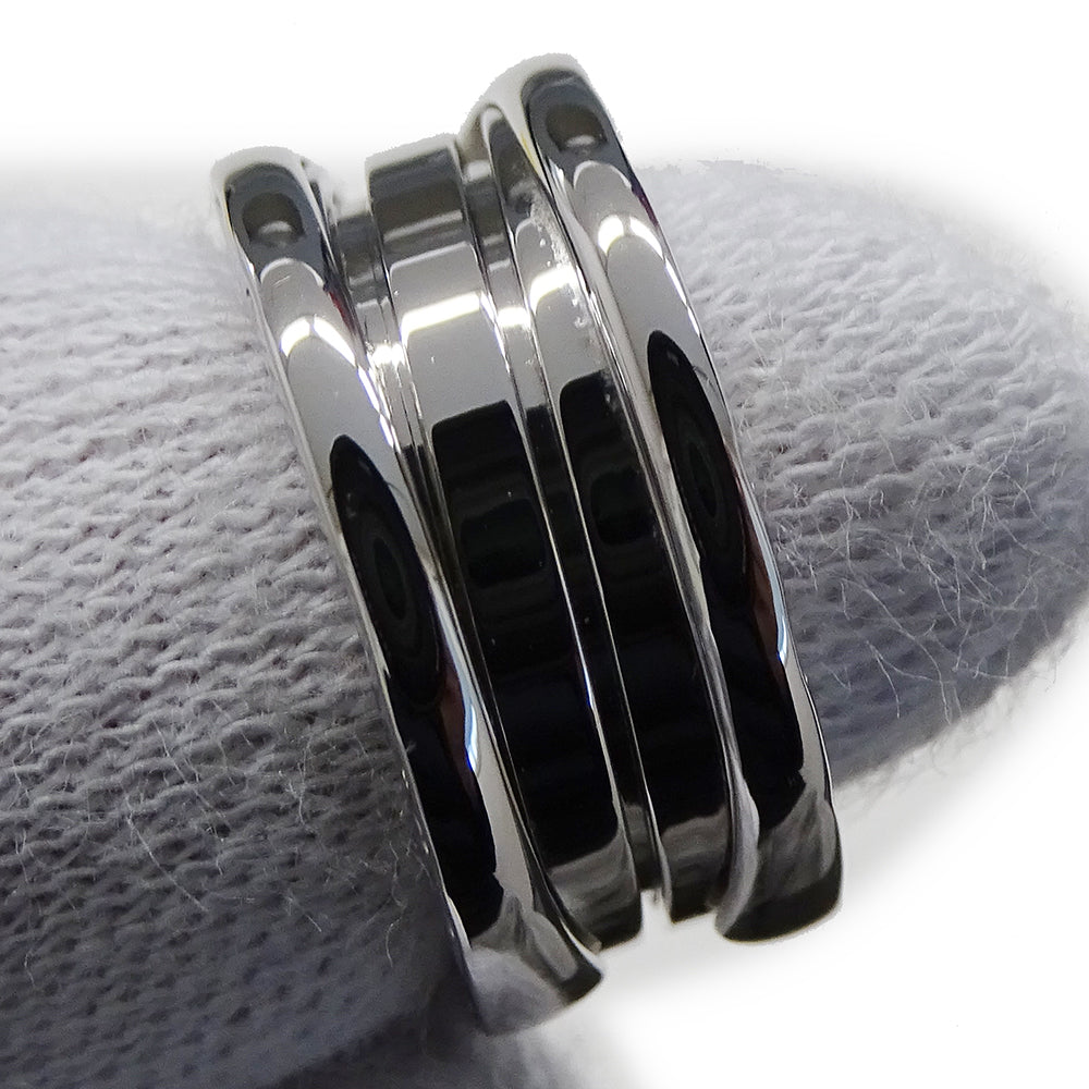 BVLGARI ブルガリ B-zero1 ビーゼロワン 3バンド リング 指輪 750WG ホワイトゴールド #47 約7号 レディース メンズ 磨き済み 【中古】