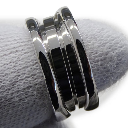 BVLGARI ブルガリ B-zero1 ビーゼロワン 3バンド リング 指輪 750WG ホワイトゴールド #47 約7号 レディース メンズ 磨き済み 【中古】